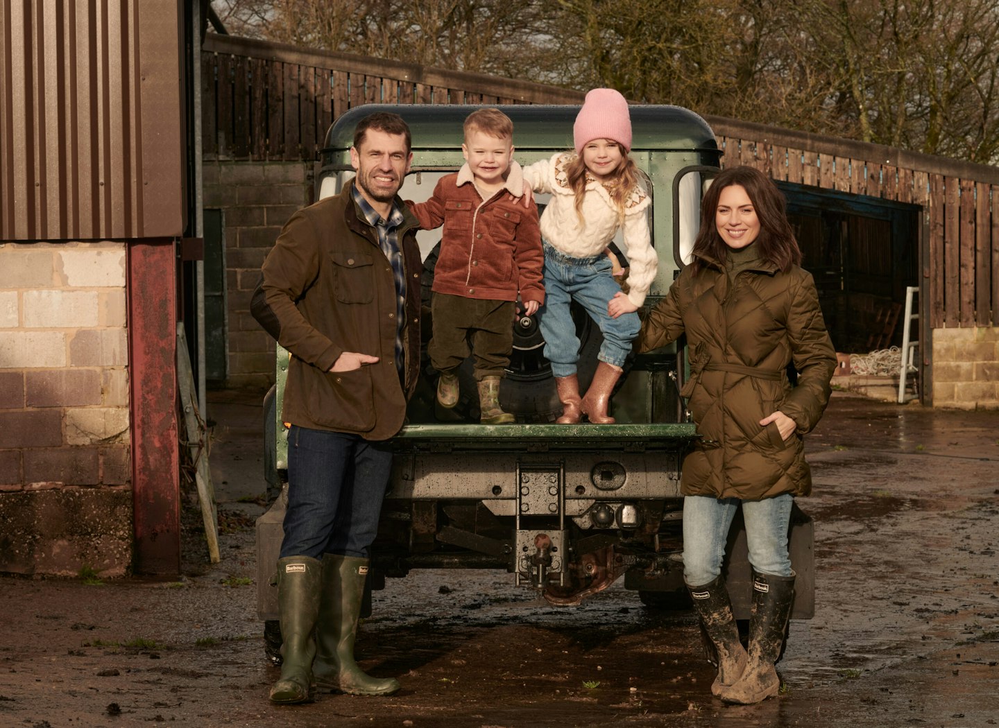 Kelvin and Liz Fletcher and their children