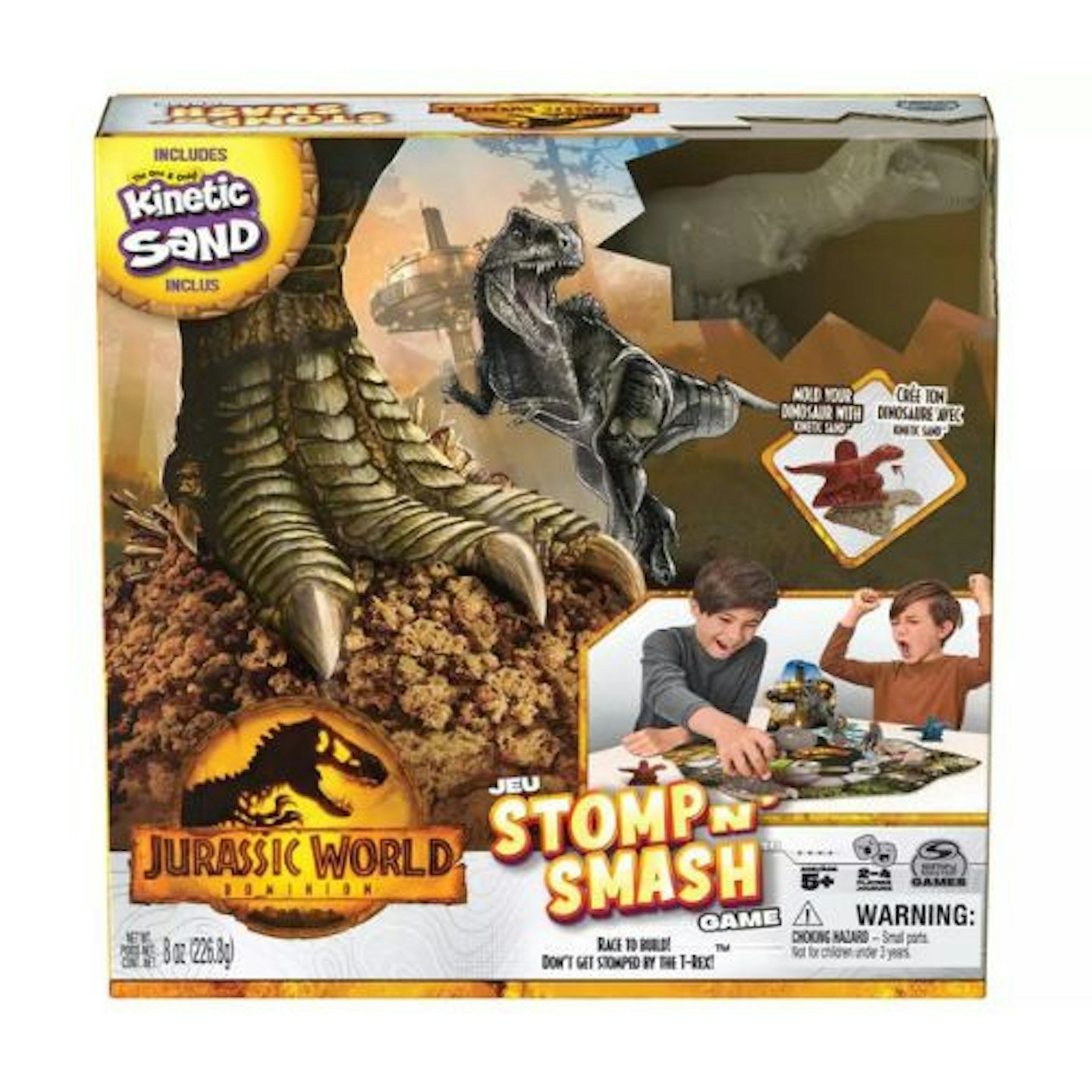 Jurassic World Dominion Stop N' Smash Board Game