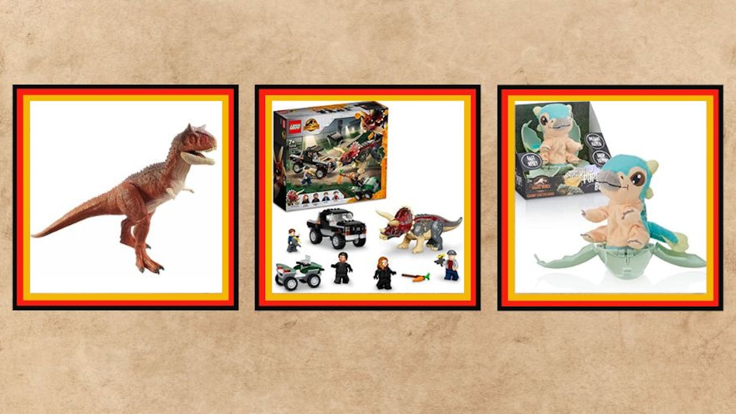 A selection of Jurassic World Dominion Toys