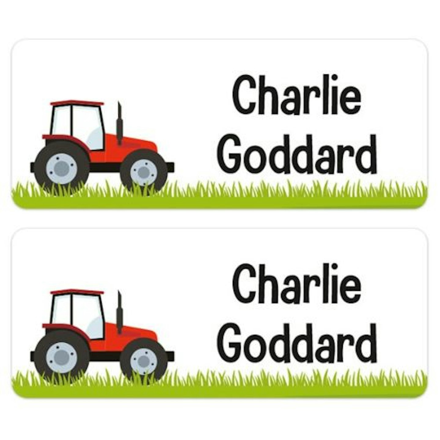 Personalised Stick On Waterproof (Equipment) Name Labels