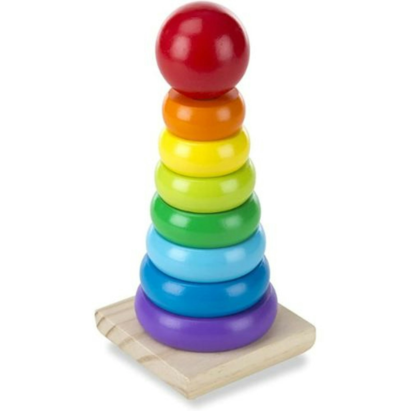 Best stacking toys Melissa & Doug Rainbow Stacker