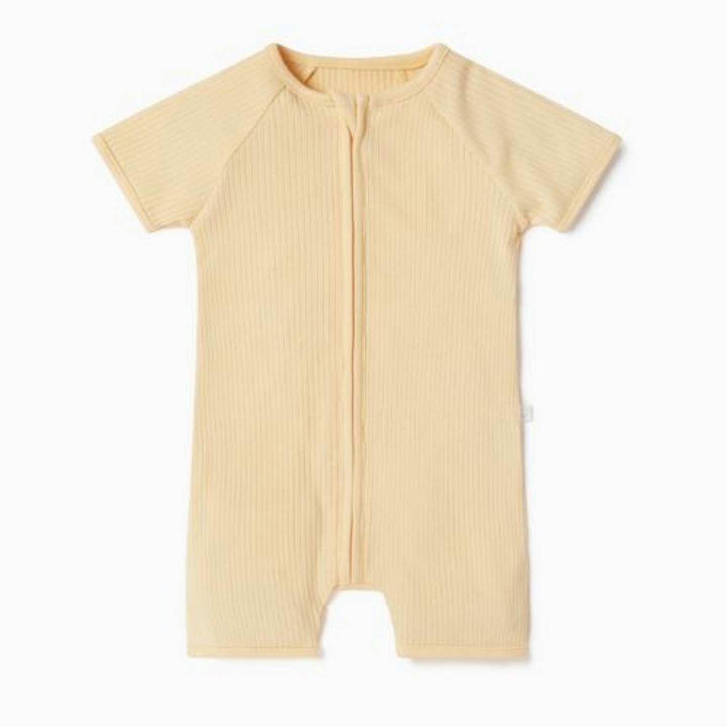 Ribbed Zip Summer Sleepsuit