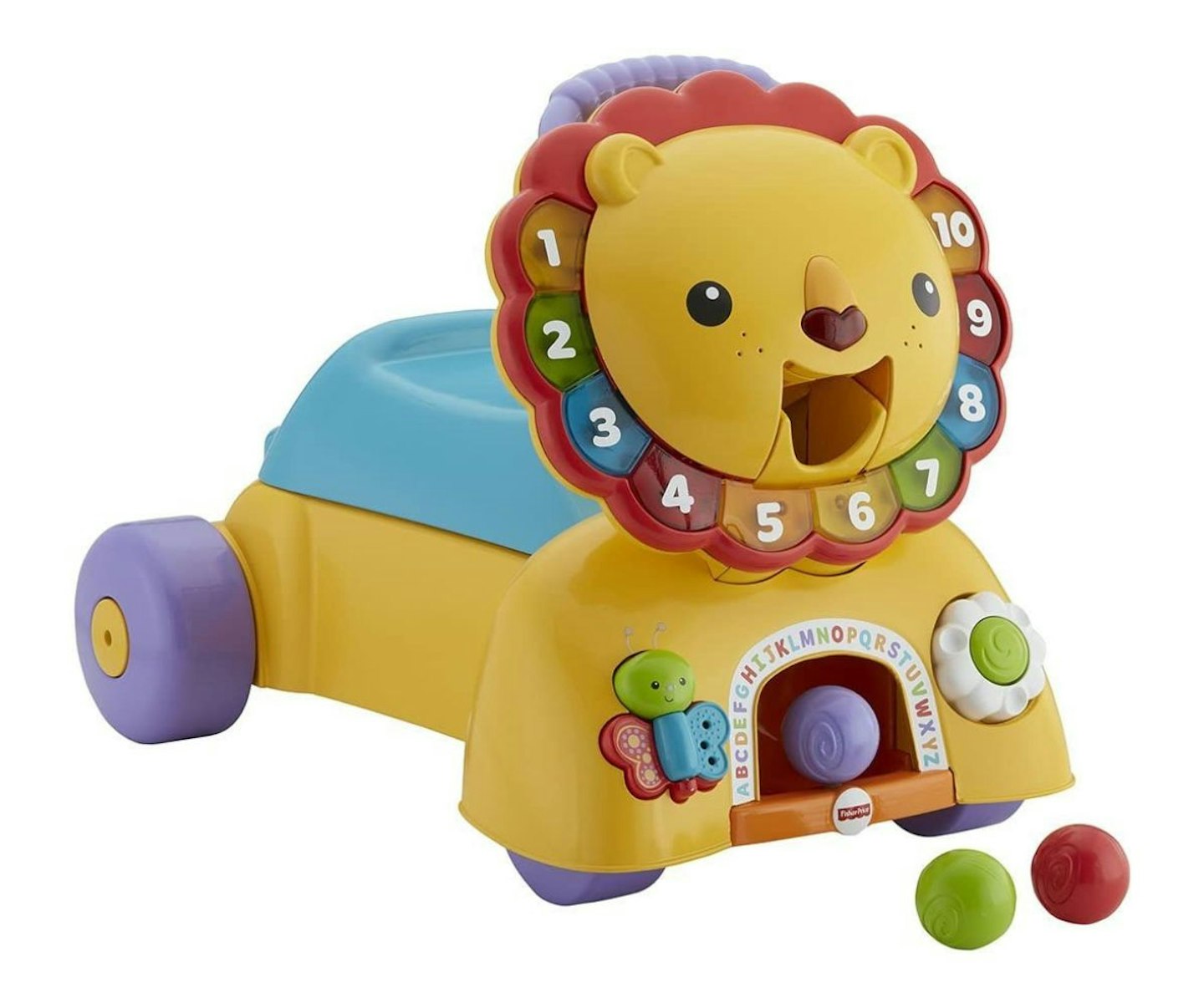 best-baby-walkers-Fisher-Price 3-in-1 Sit, Stride and Ride Lion Set