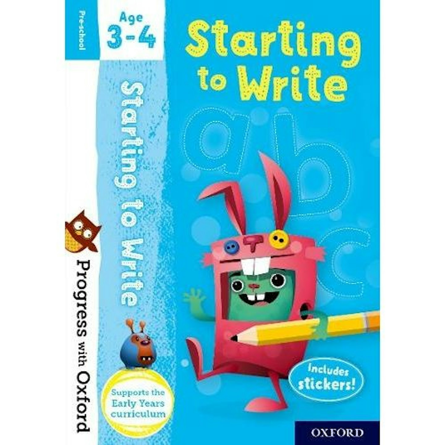 Best books to help children learn to read Progress with Oxford: Starting to Write Age 3-4