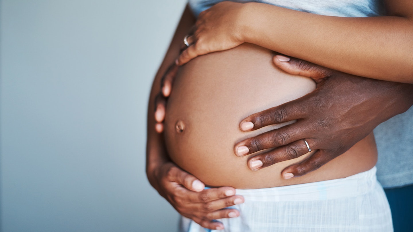 pregnant woman with partner