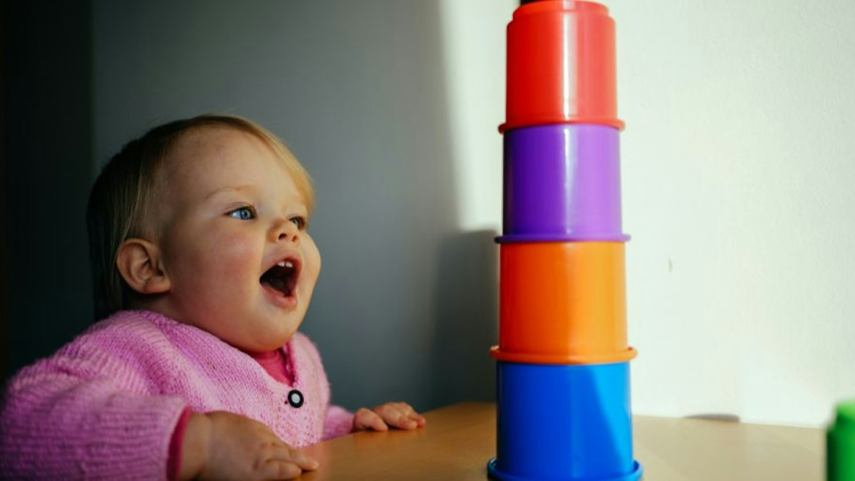 Stack Hoop Baby Best stacking toys for babies and toddlers