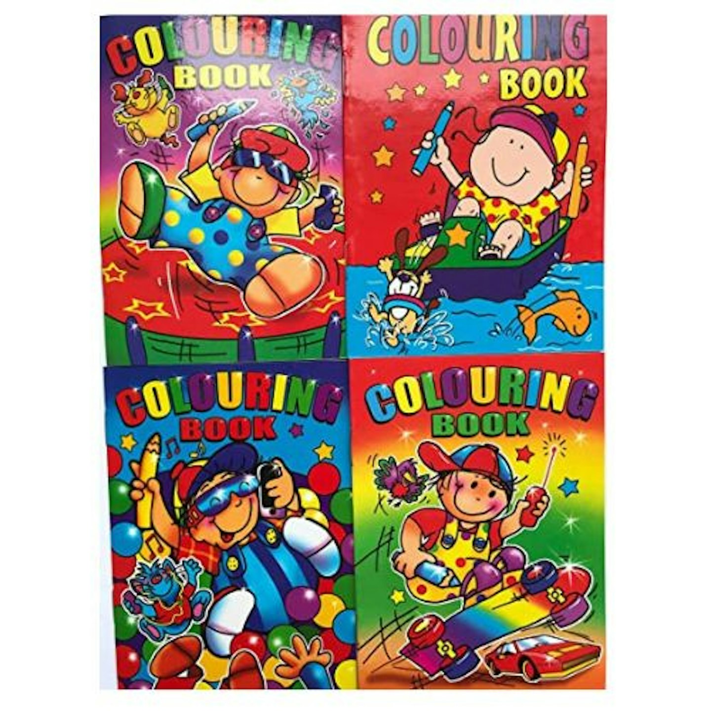 20 Mini A6 Colouring Books