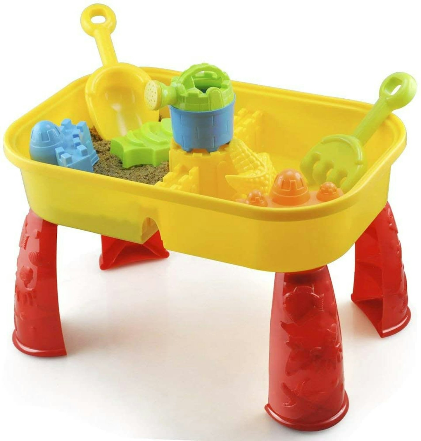 KandyToys Sand and Water Table with Lid and Accessories