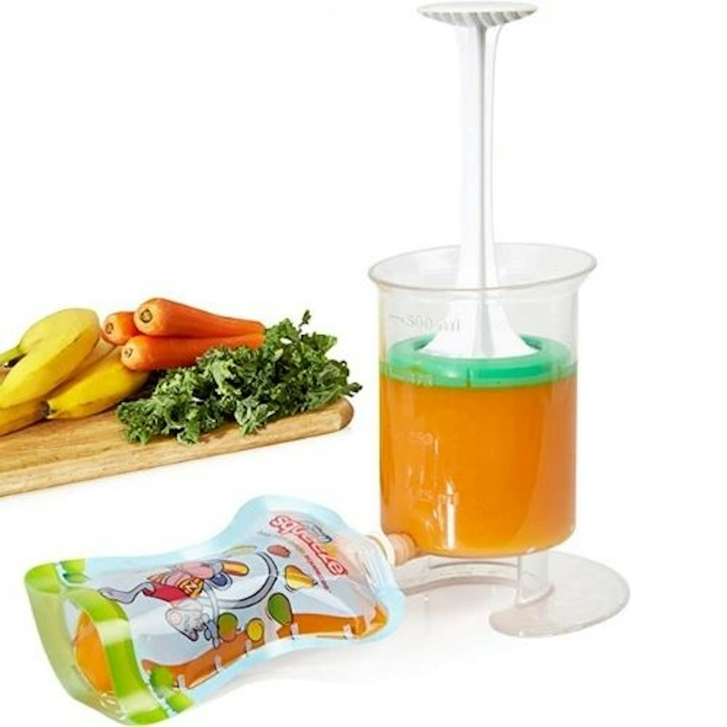 Fill n Squeeze Baby Food Maker and Reusable Pouches