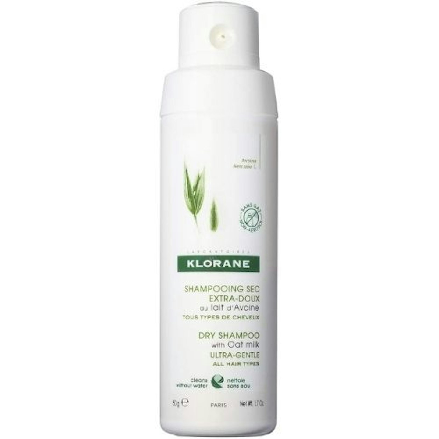 Klorane Eco-Friendly Dry Shampoo, Volumising, with Oat Milk