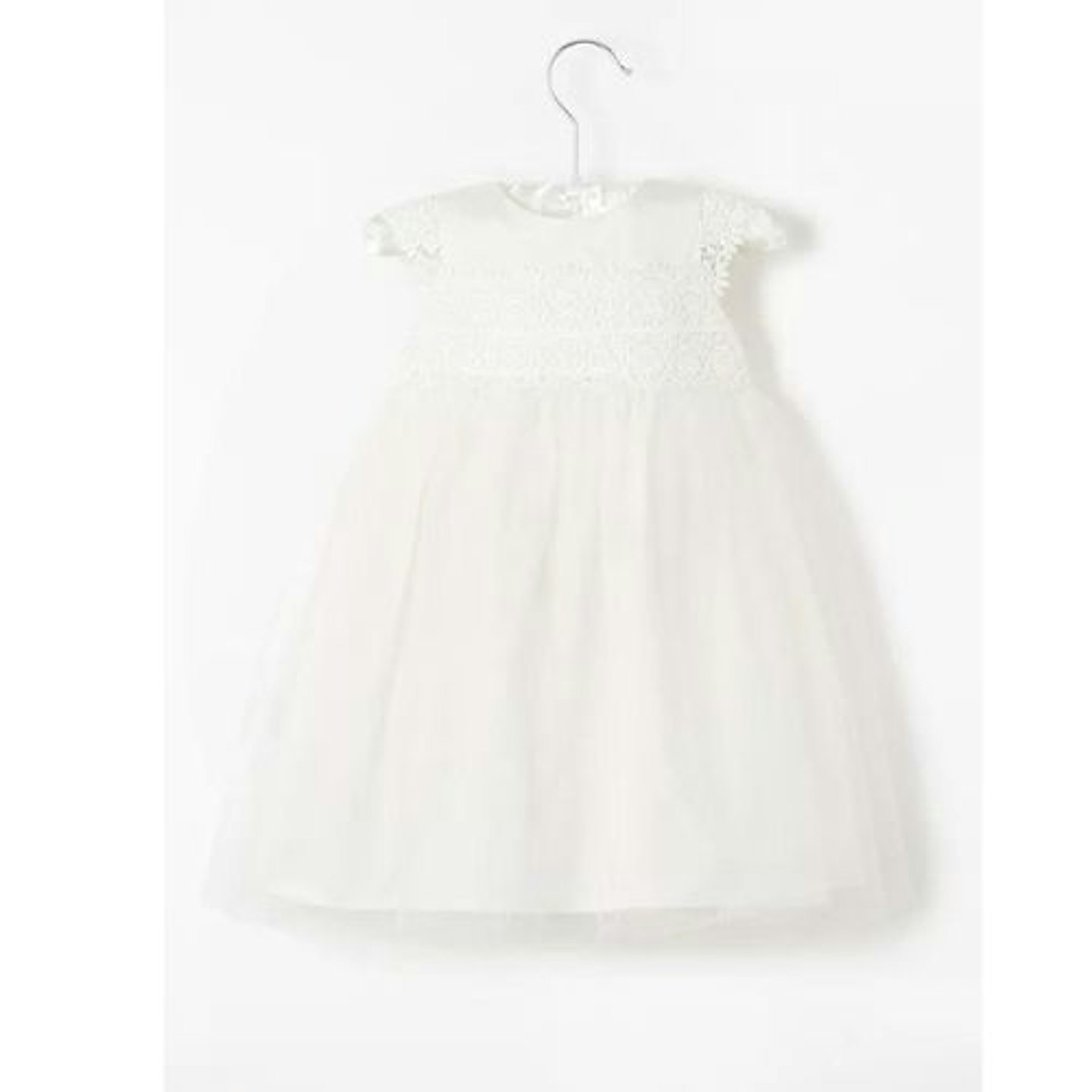 John Lewis & Partners Baby Lace Bodice Dress