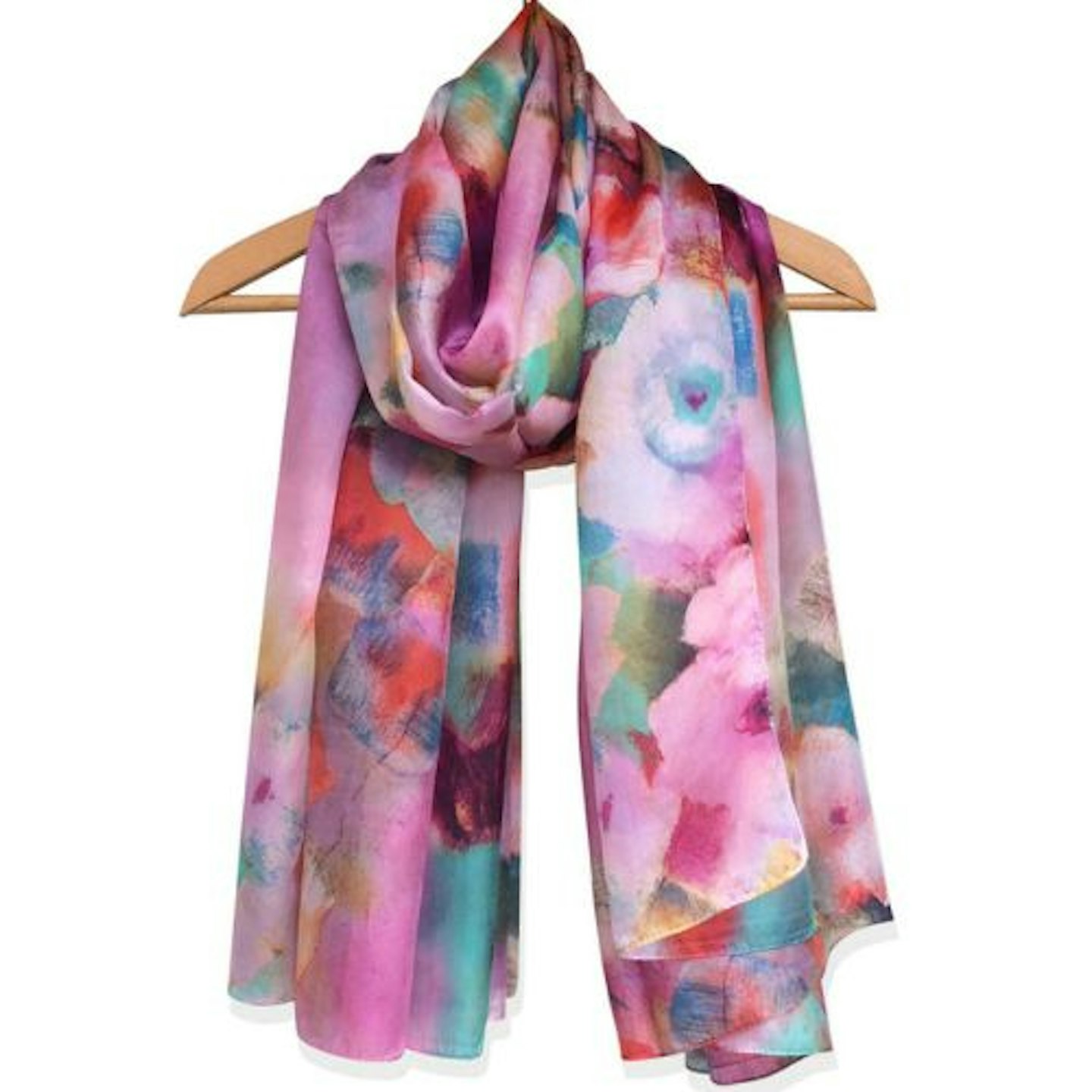 Large 'Debussy' Pure Silk Scarf