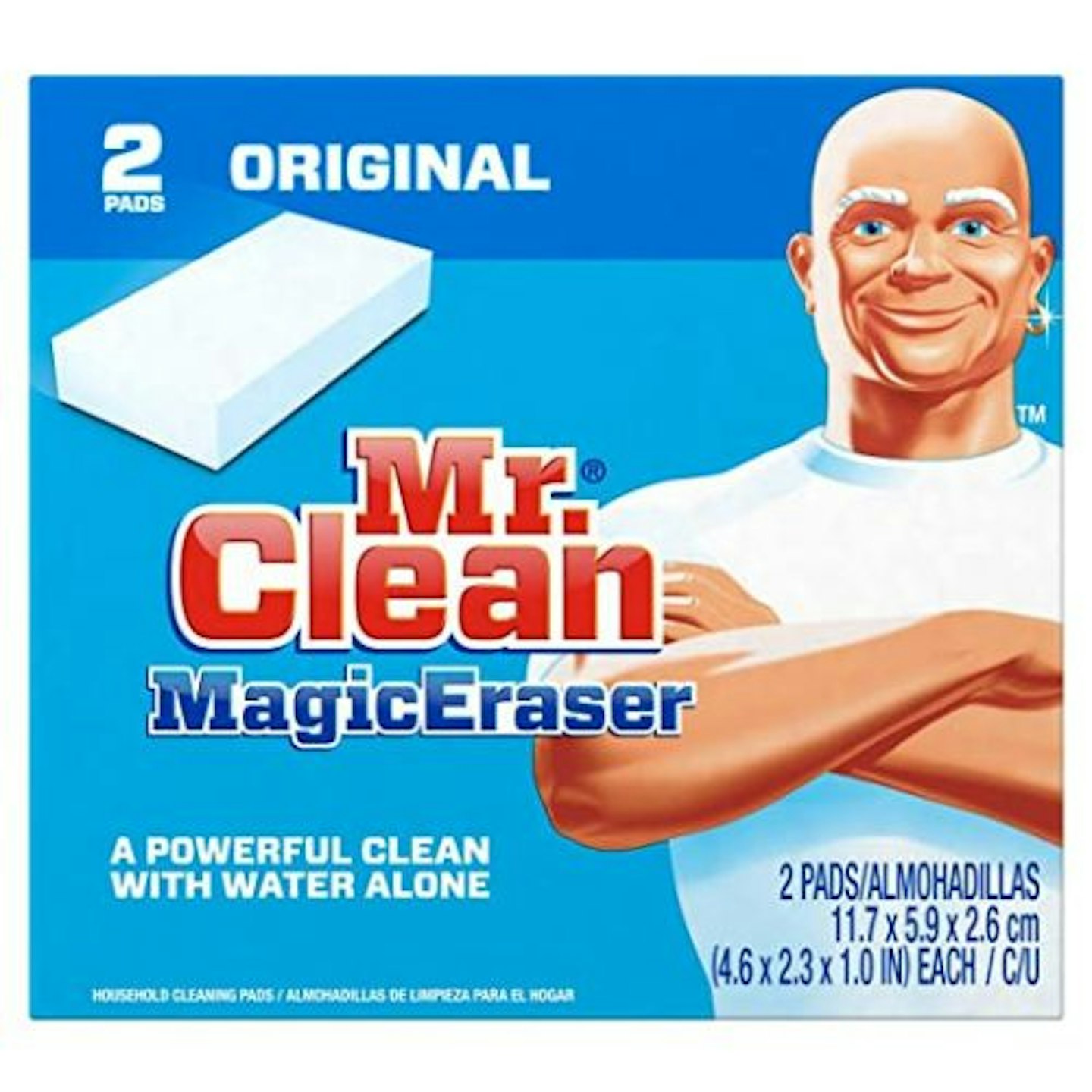 Mr. Clean 43515 Original Erase and Renew Magic Eraser, Pack of 2