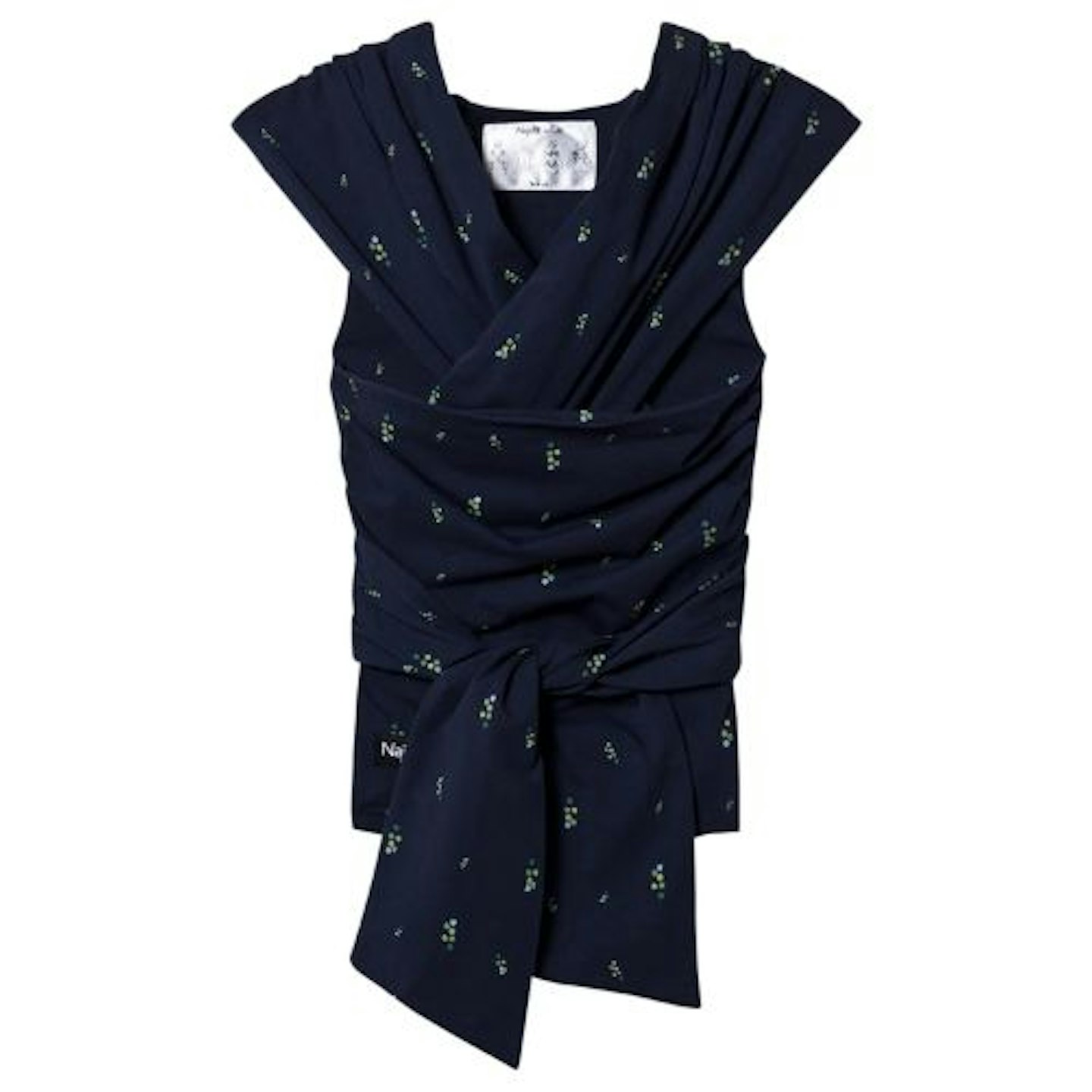  Najell Navy Blue Eucalyptus Leafs Wrap 