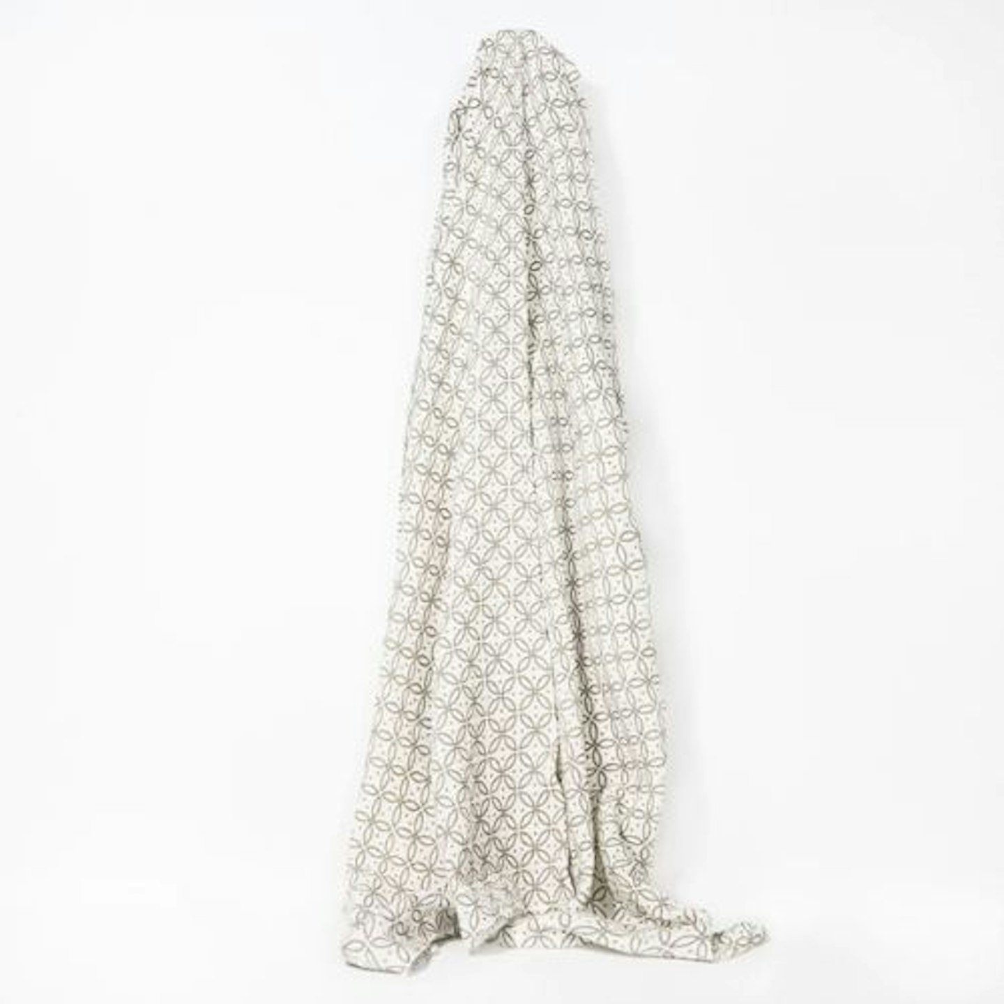 Organic Muslin Swaddle L&M Motif