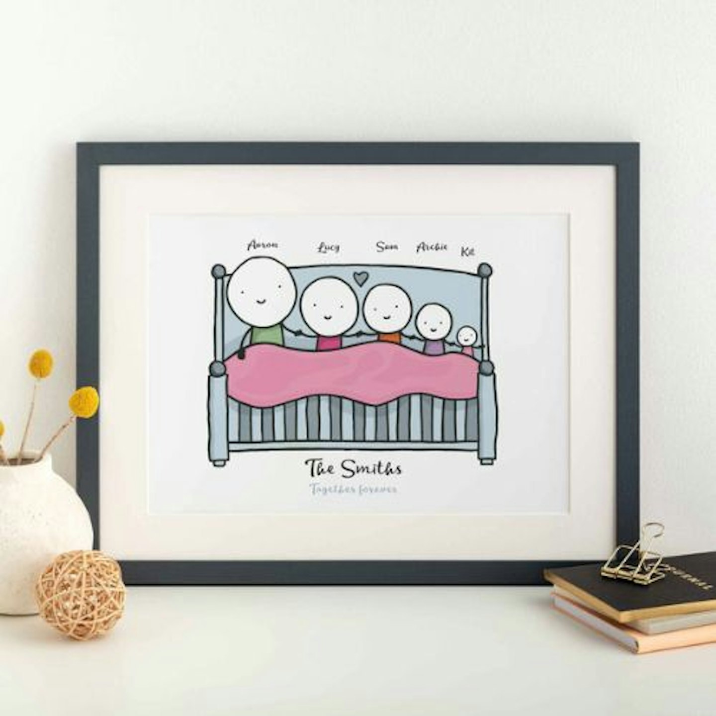 Personalised Family Bed Print