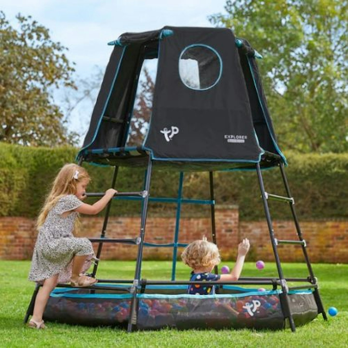 TP Explorer Metal Climbing Frame Black Edition