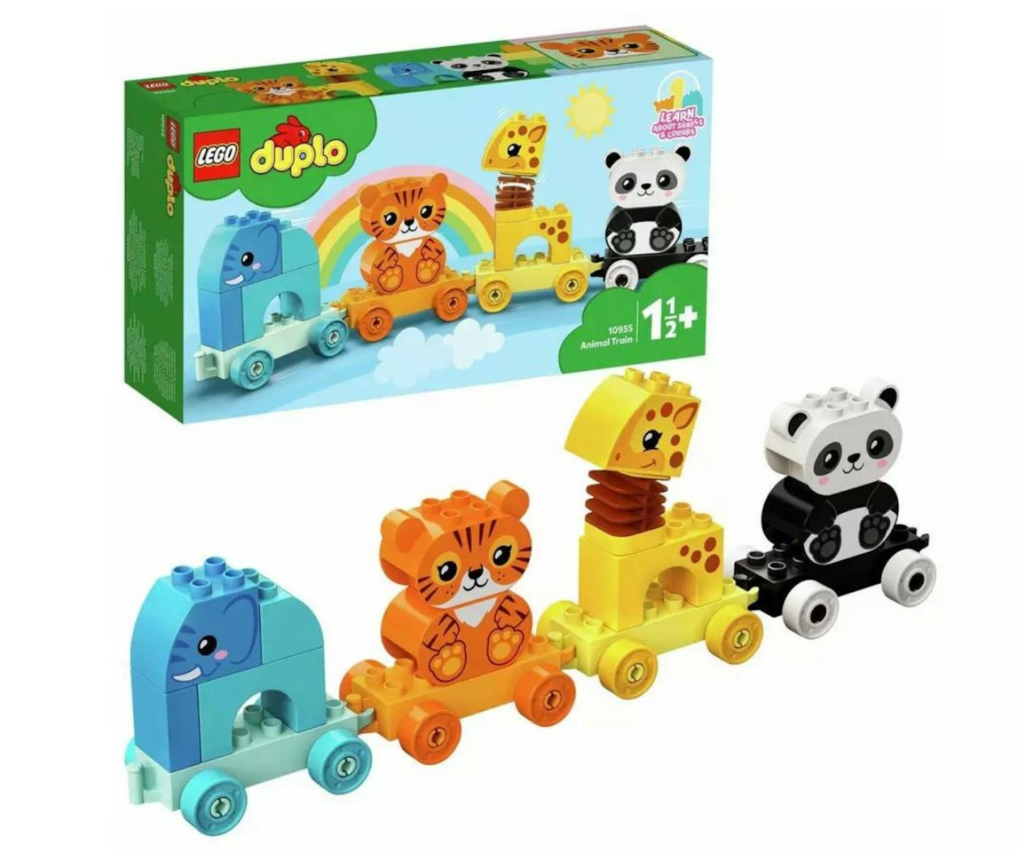 LEGO DUPLO My First Animal Train Toy for Toddlers