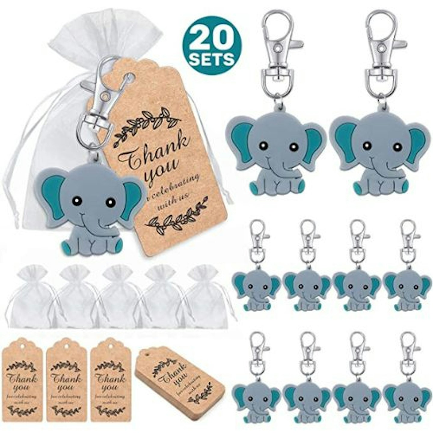 iZoeL 20 Sets Baby Shower Guest Gift