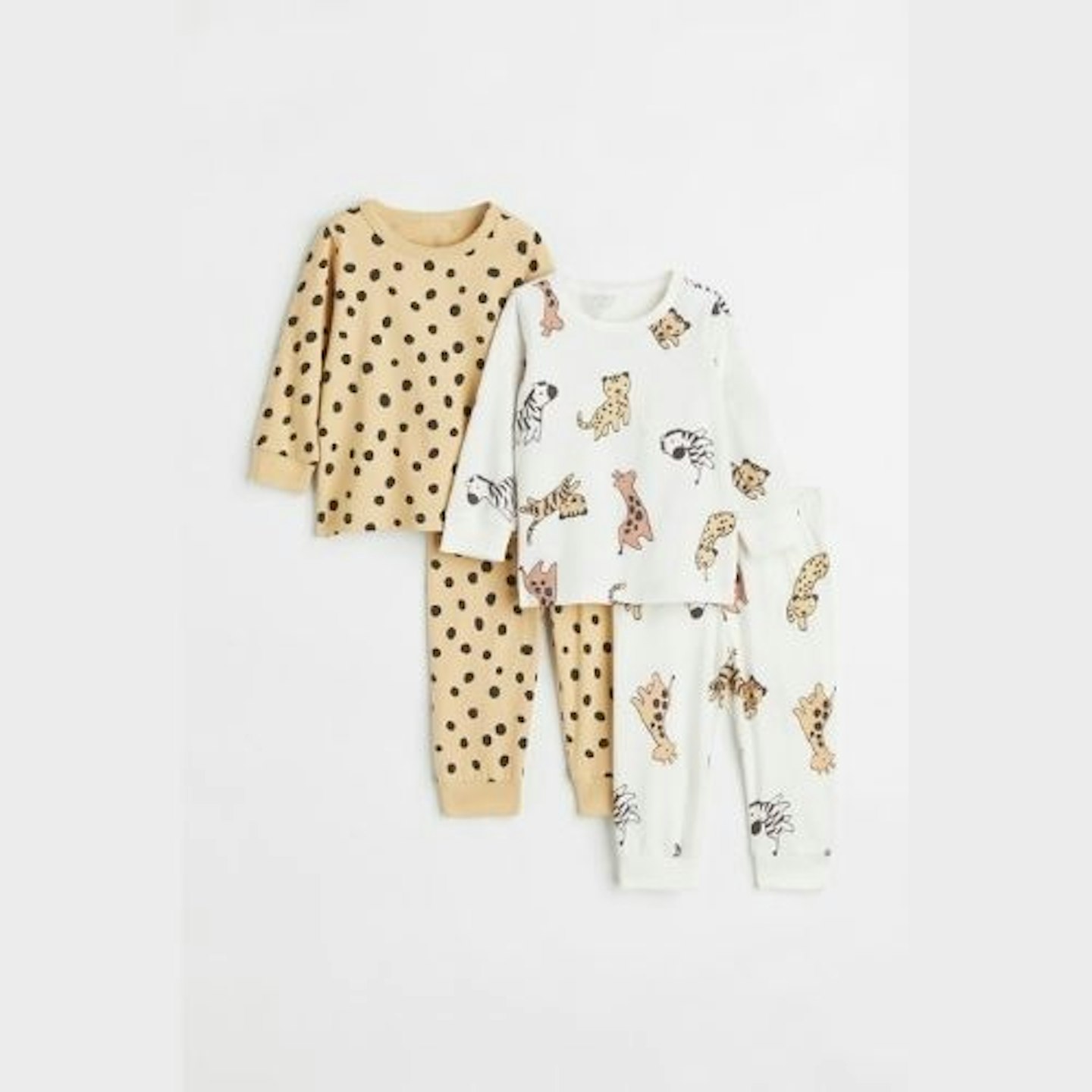 2-pack printed cotton pyjamas