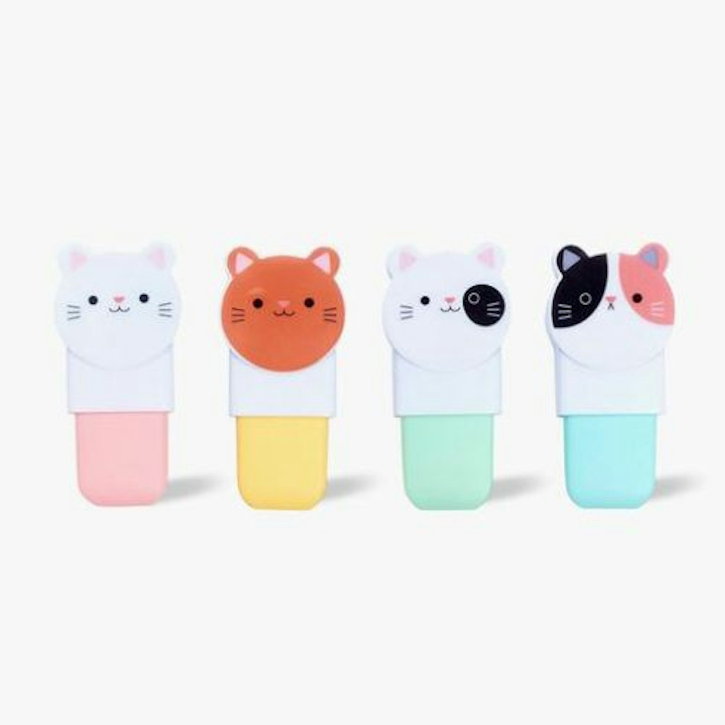 Cat Shaped Highlighters - Pack of 4