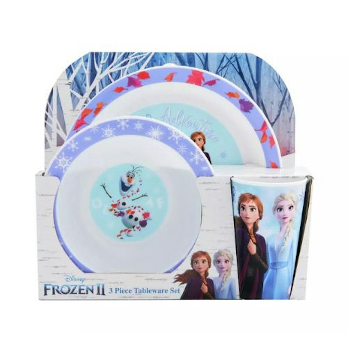 Disney Frozen Polypropylene Dinner Set - Purple