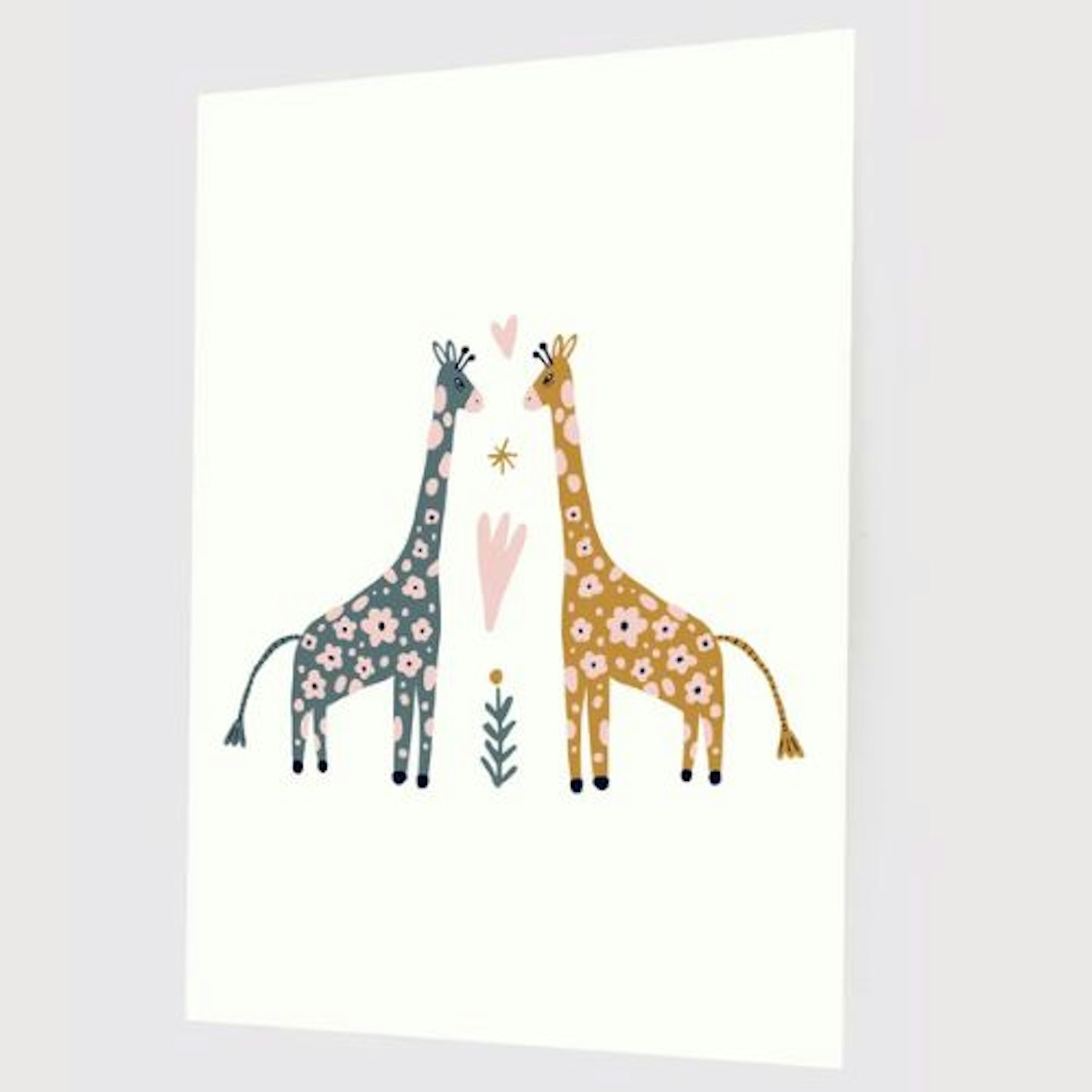 JAC JOSSA KIDS GIRAFFE PRINT A4