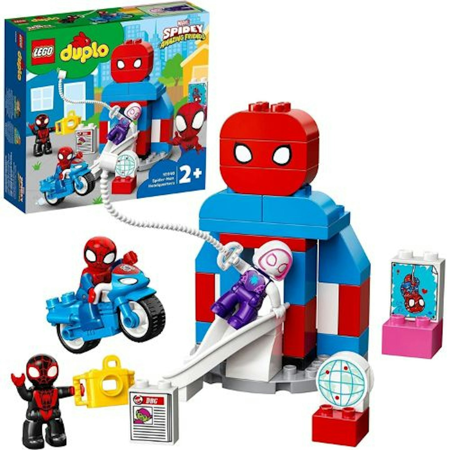 LEGO DUPLO Marvel Spider-Man Headquarters Building Toy