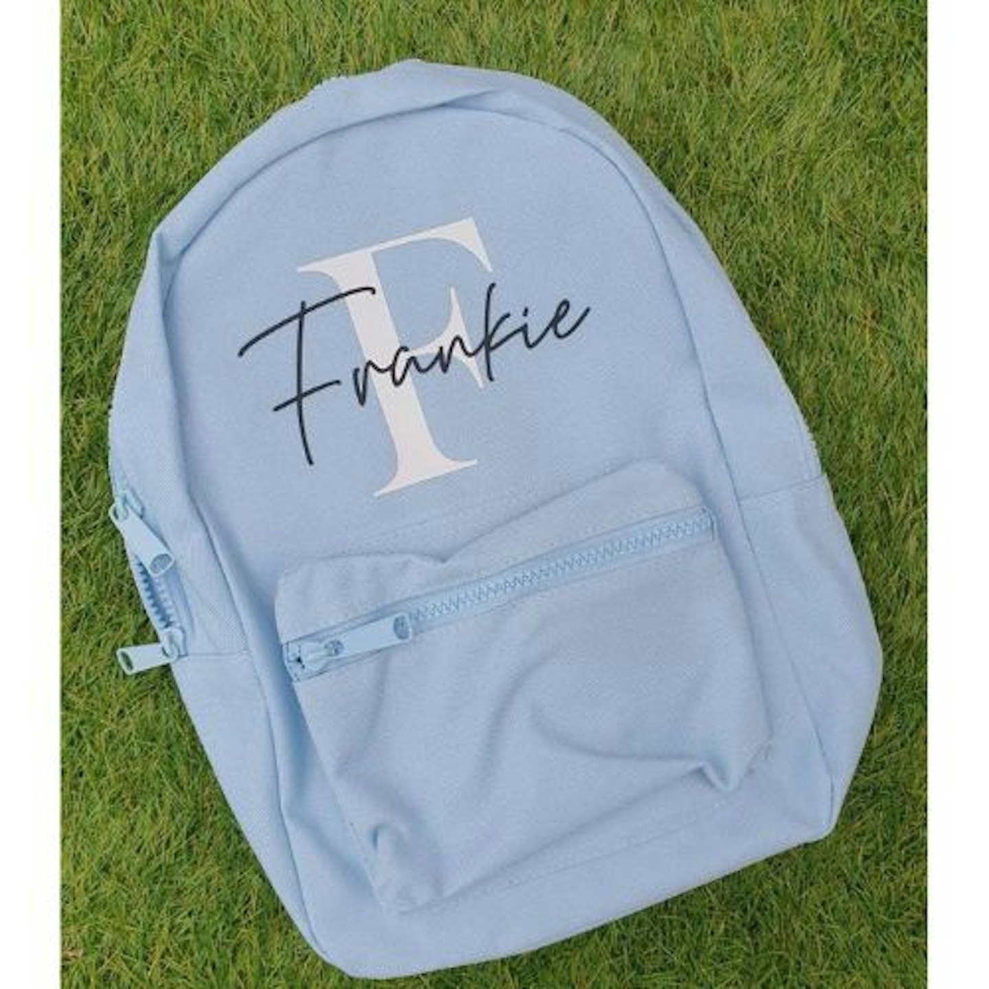 Personalised backpack school bag with name