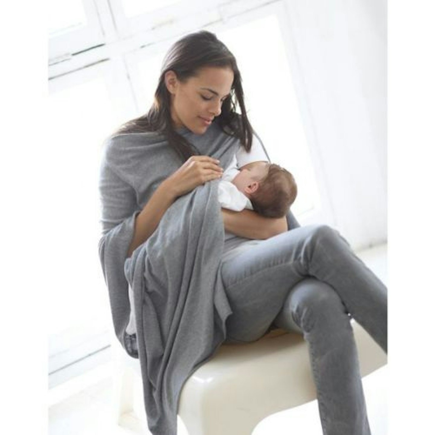 Seraphine Grey Breastfeeding Cover 