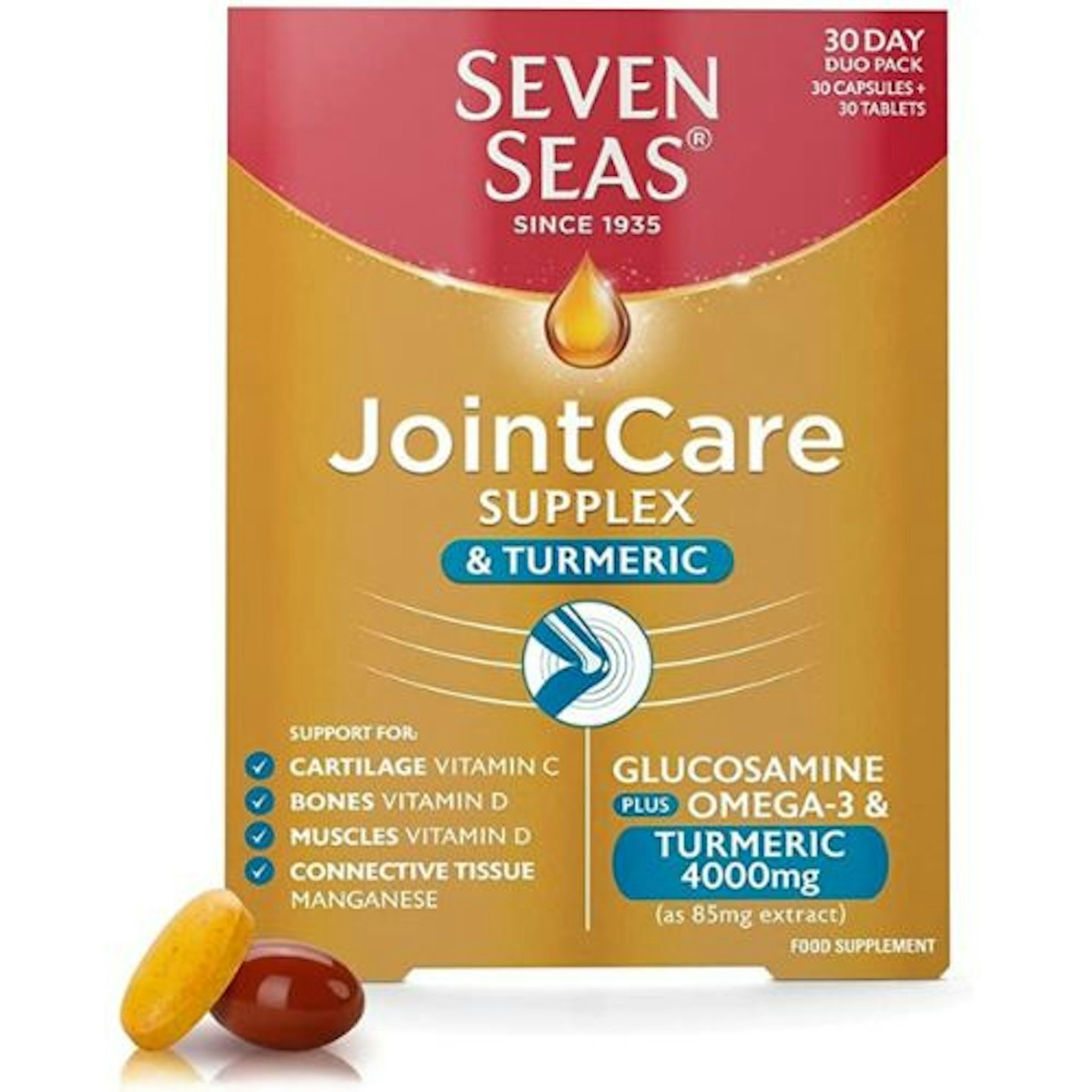 Seven Seas JointCare Supplex and Turmeric, With Glucosamine