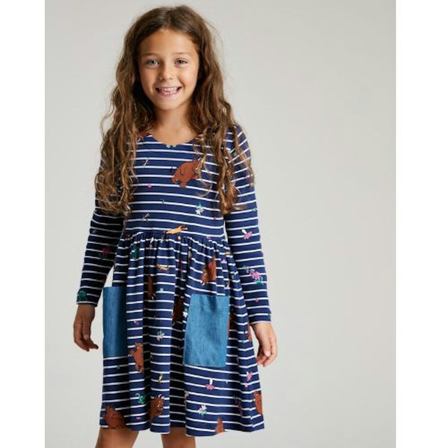 Gruffalo Nancy Jersey Breton Dress