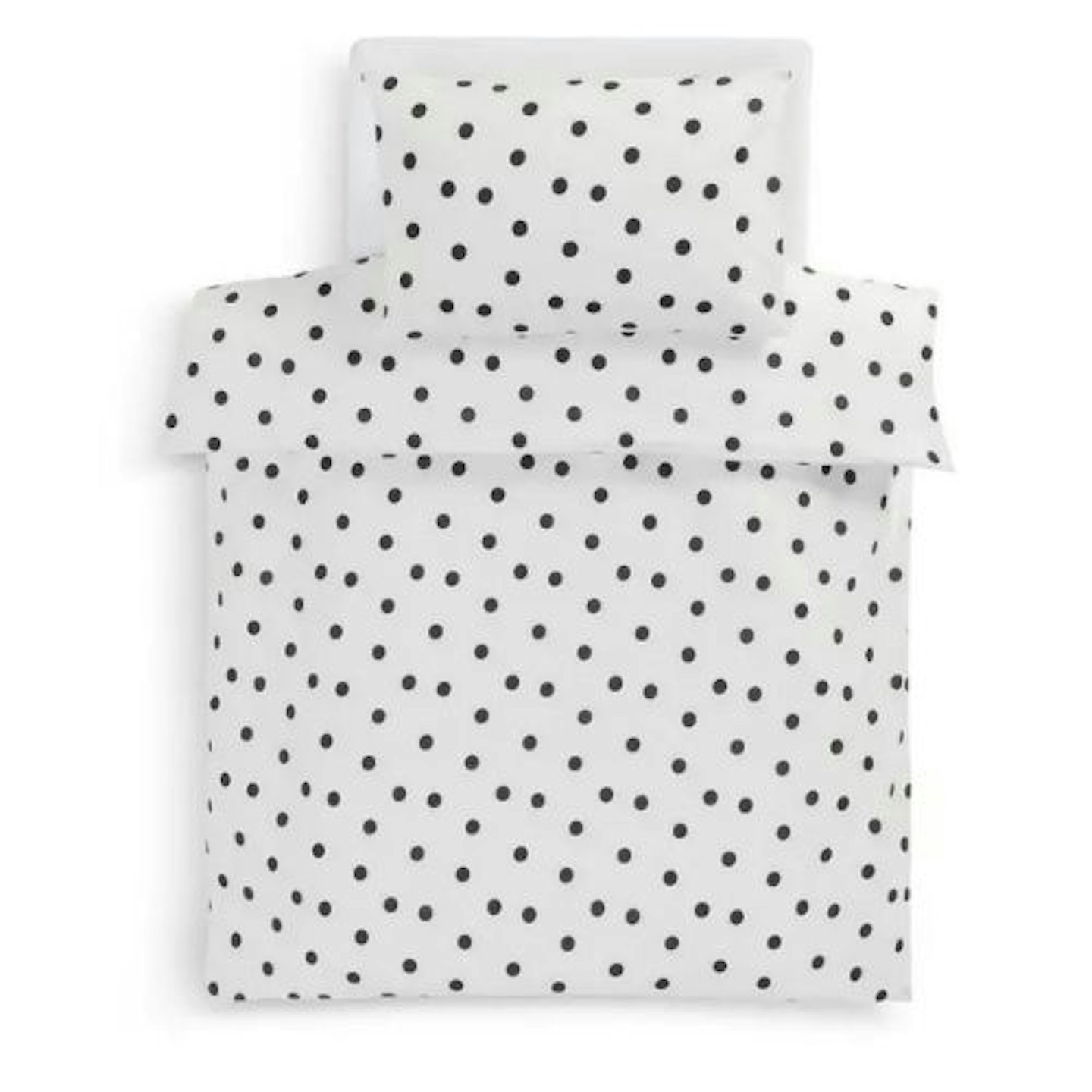 Habitat Kids Monochrome Black Spot Bedding Set - Toddler956/0723