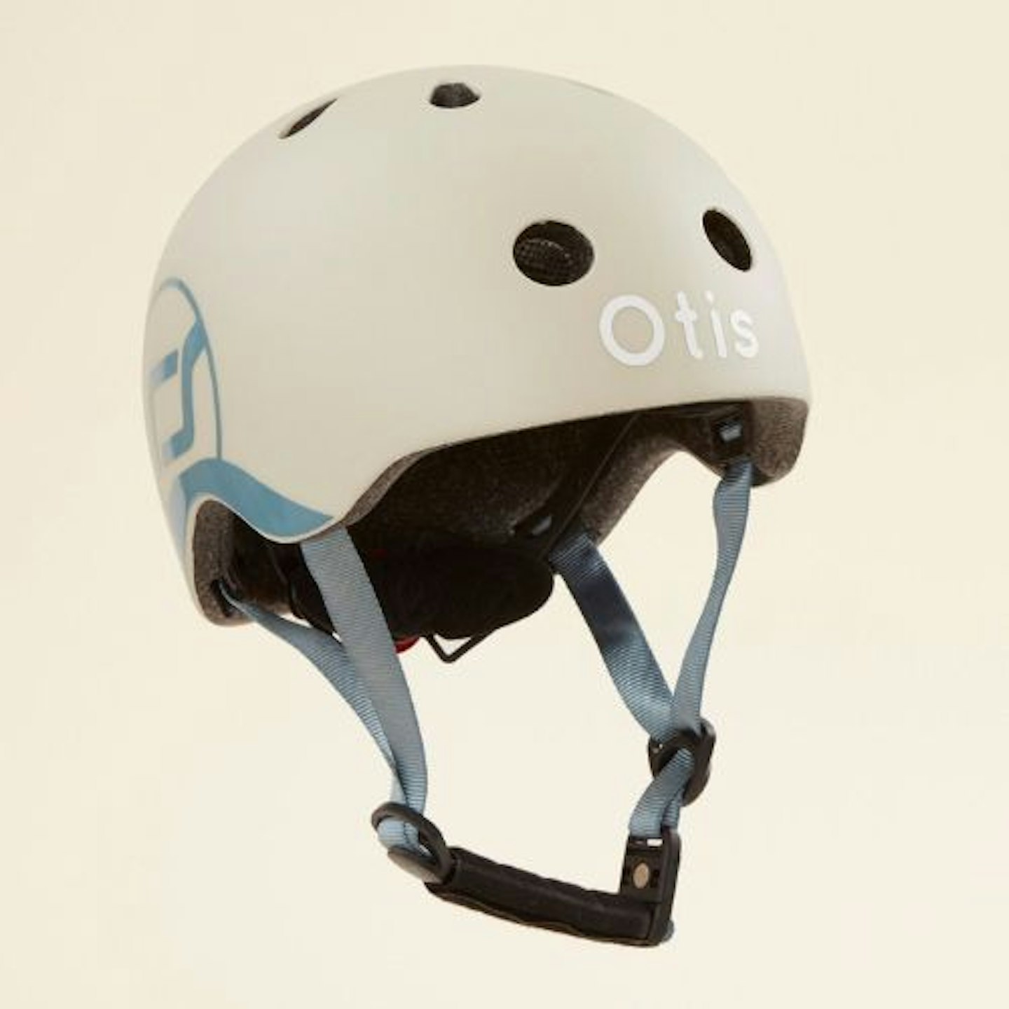 Personalised Scoot and Ride Grey Helmet