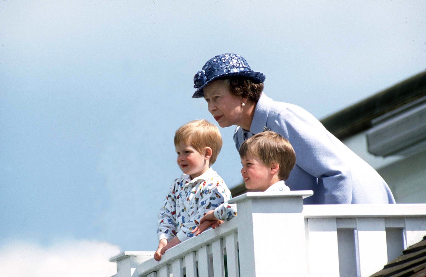 Queen with William And Harry