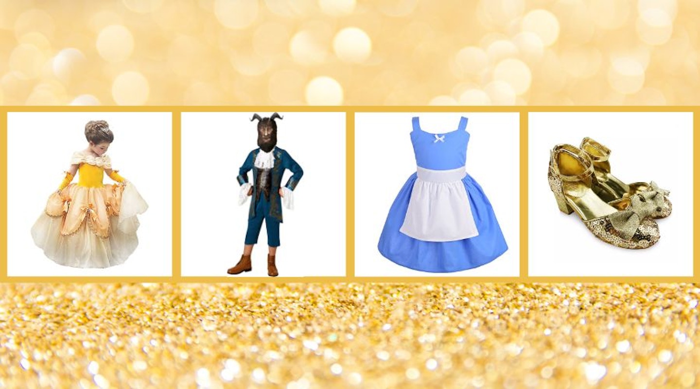 A selection of Beauty and The Beast costumes