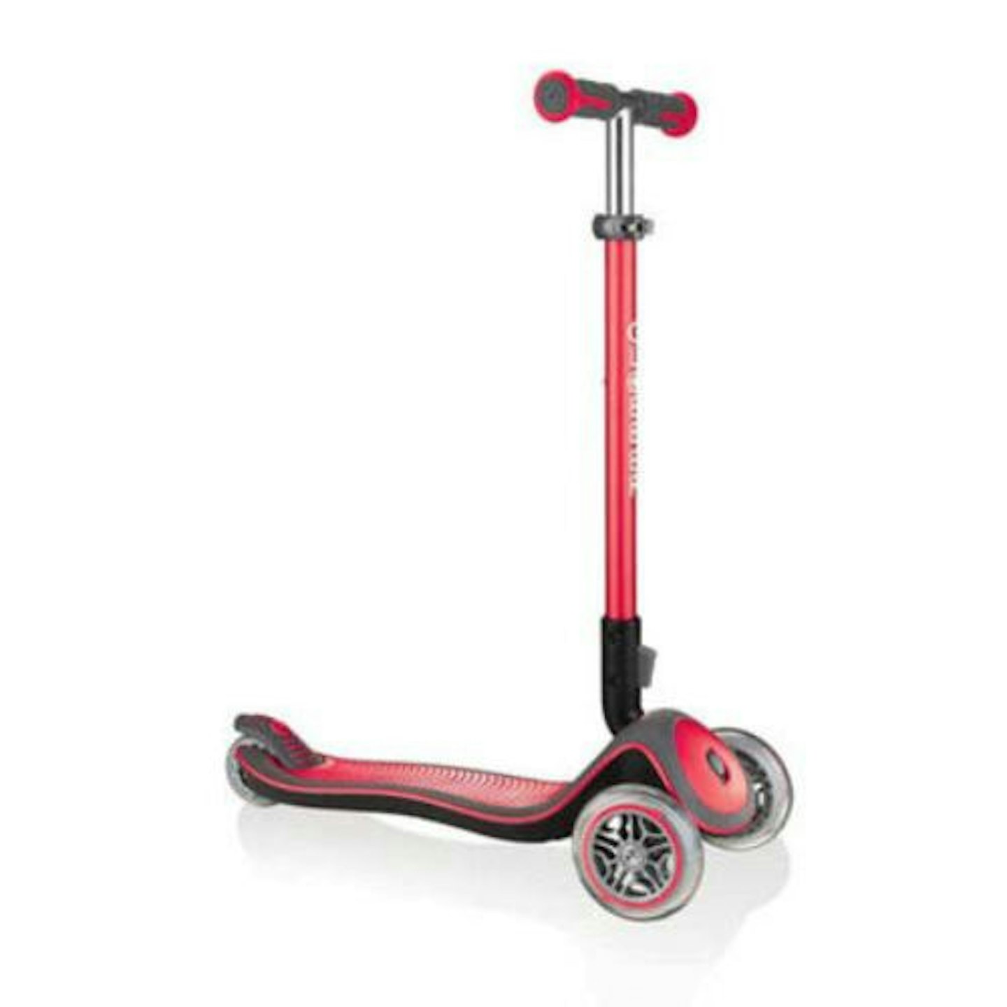 Red Globber Elite Deluxe 3 Wheel Scooter