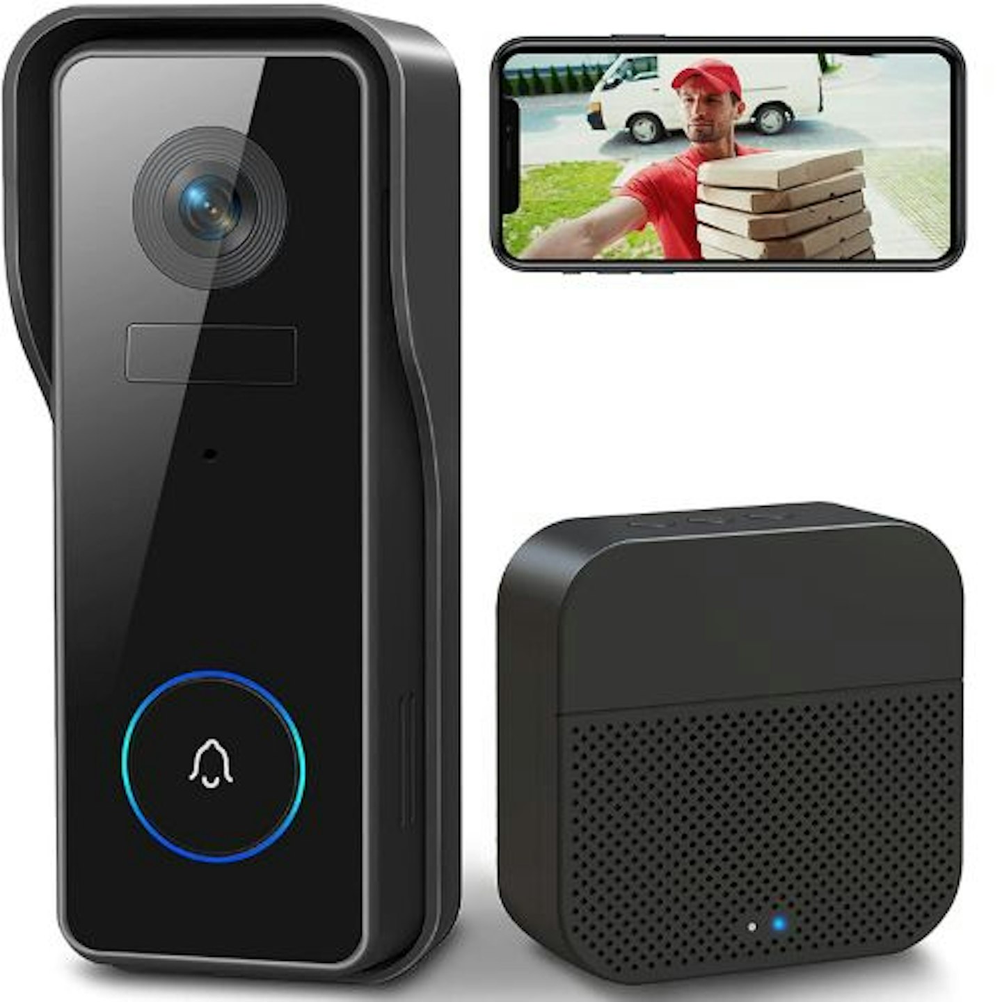 Wireless WiFi Video Doorbell Camera with Chime