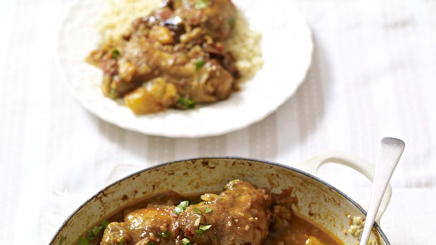 This chicken tagine can be made in advance and is ideal for freezing.