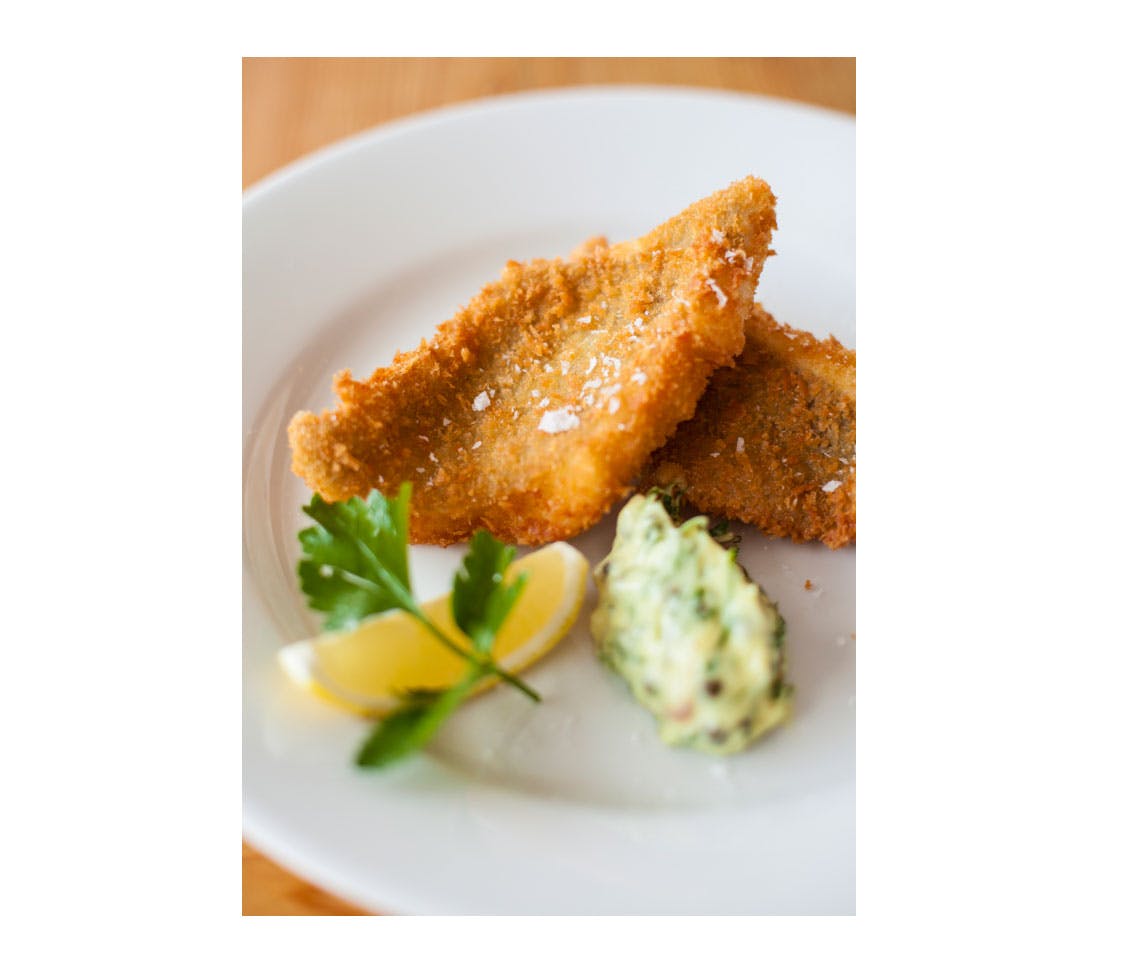 Rick Stein’s Fillets Of Megrim Sole With Salsa Verde Mayonnaise