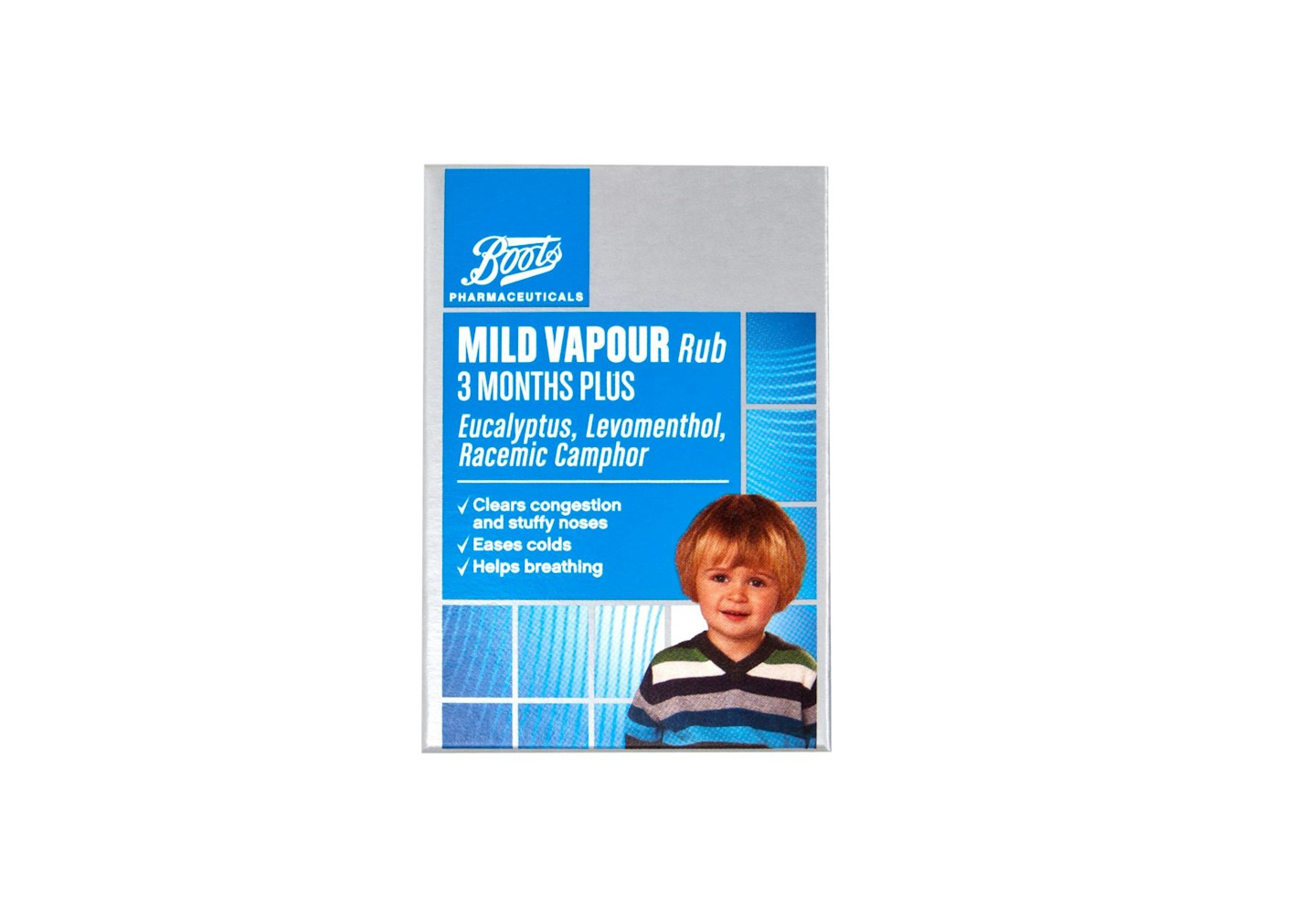 This vapour rub contains a combination of volatile oils for effective cold relief. It can be used to clear congestion, blocked noses and coughs due to colds. Rub a small amount into your toddler’s chest and back, when needed. Especially useful if applied