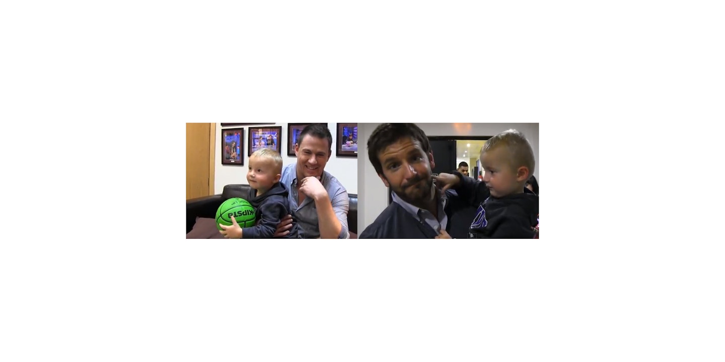 Toddler + Channing Tatum + Bradley Cooper = One Amazing Video