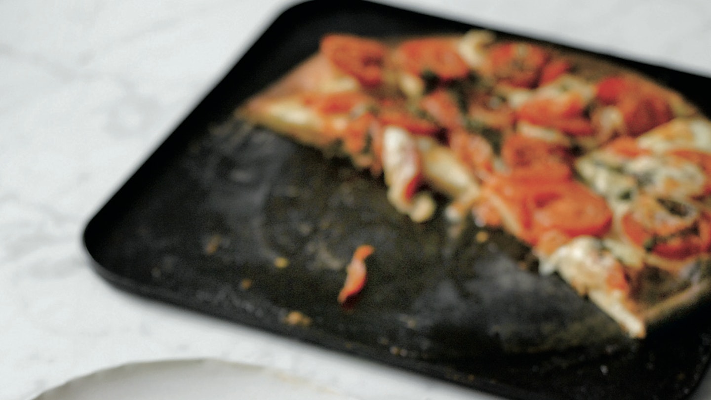 A simple pizza is a great dish for a Saturday night as you can get your kids involved in making and kneading the dough and then adding the toppings. Home made pizza dough is cheap and simple to make (and a great way to bash out the days stresses) and add
