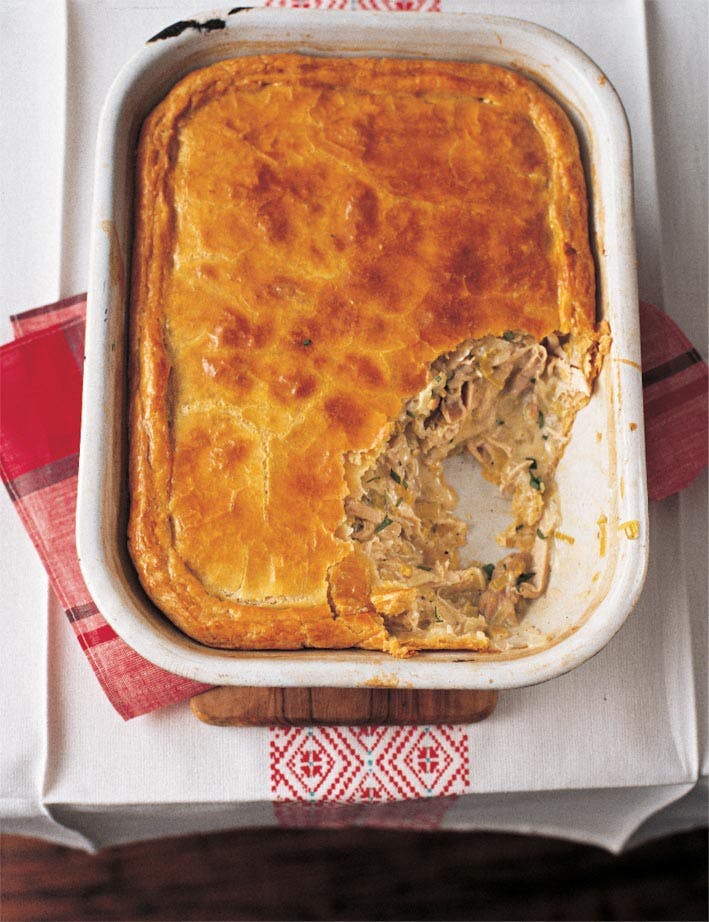 Chicken Leek And Tarragon Pie