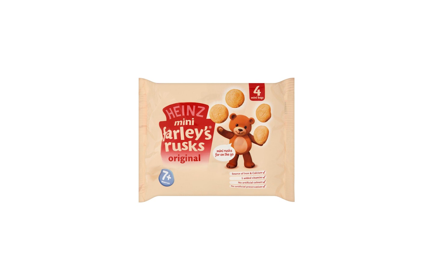 Heinz Mini Farley’s Rusks, £1.69 (4 x 33g)