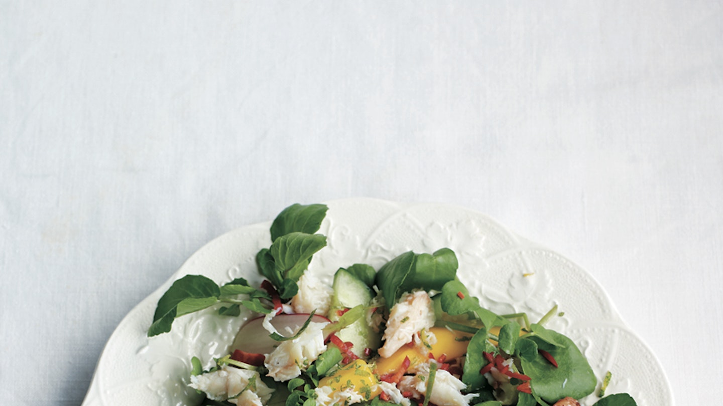Crab And Mango Salad With Chilli Lime Dressing