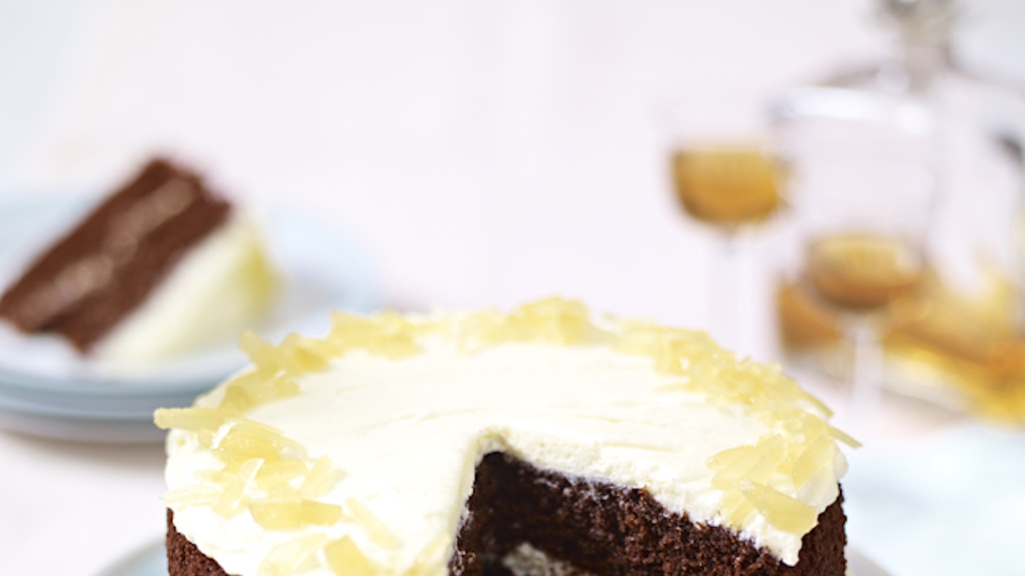 This ginger cake is super moist and very tasty.