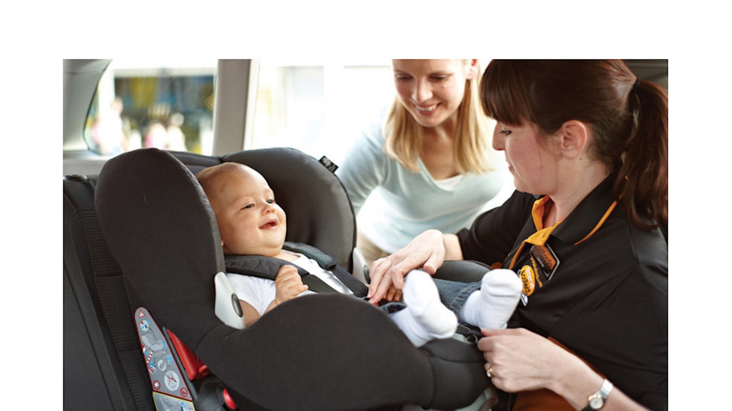 Free car seat checks at Halfords for Child Safety Week 2015
