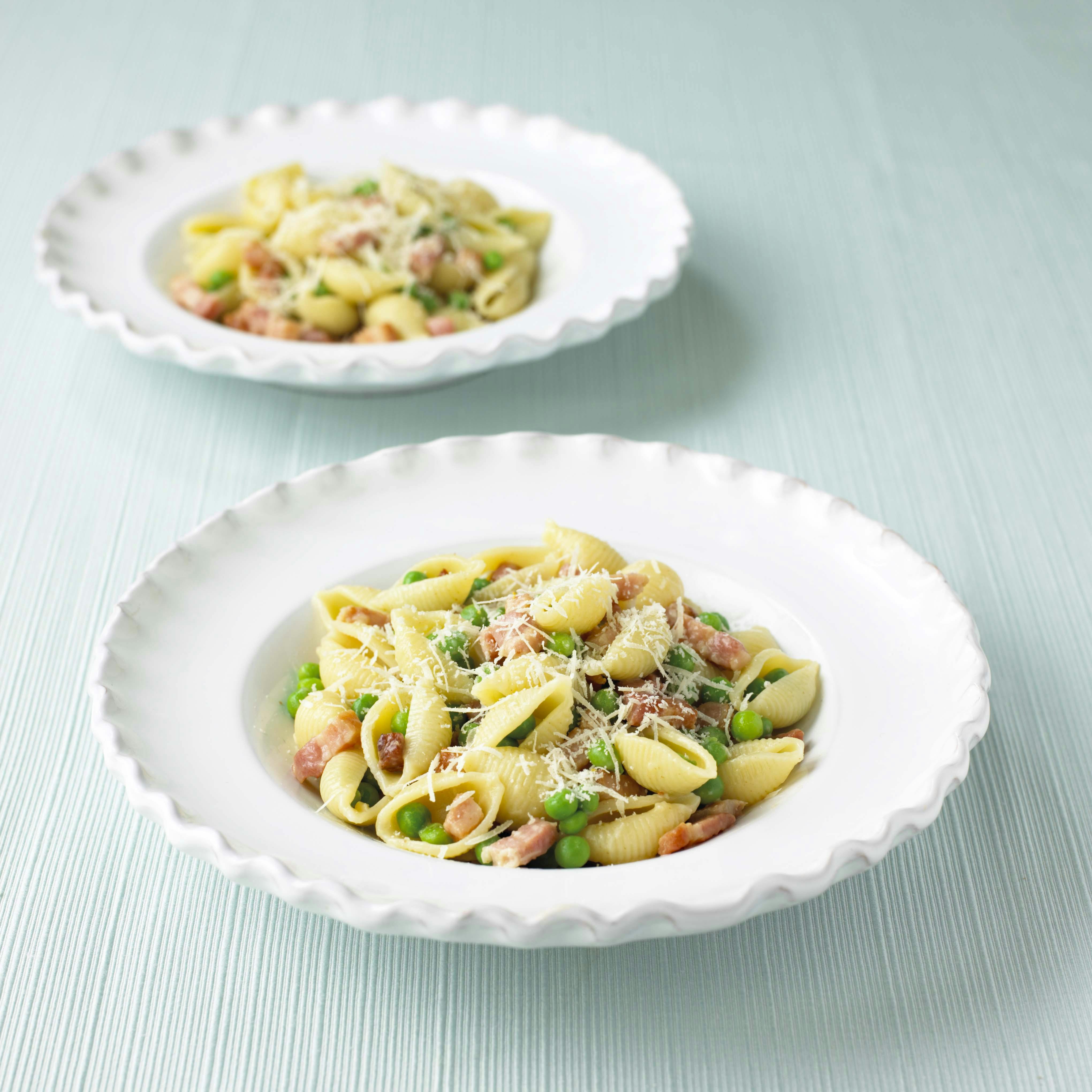 Pasta With Peas And Pancetta