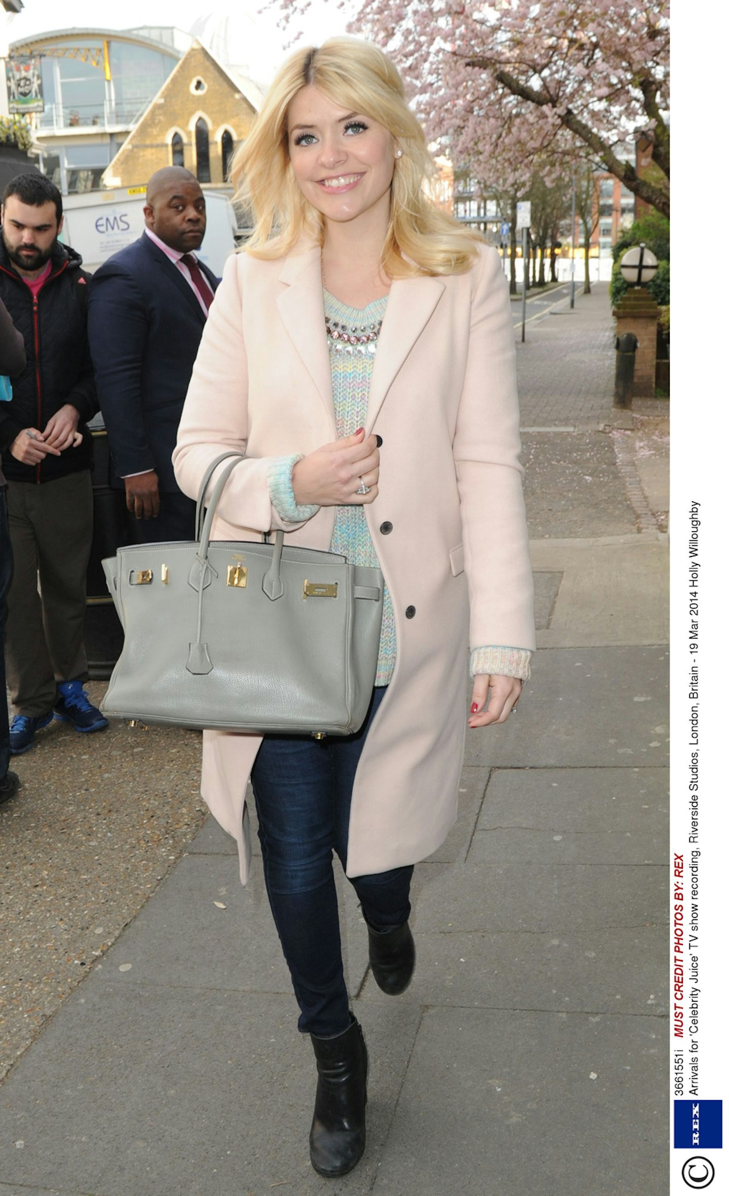 Holly Willoughby Steps Out In Asos Maternity